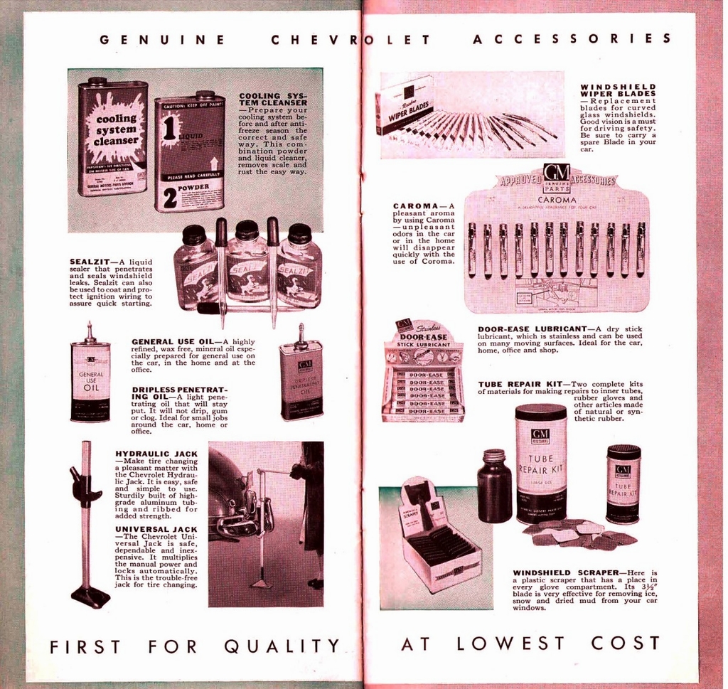1949 Chevrolet Accessories Booklet Page 7